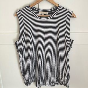 MICHAEL KORS Stripes crew neck tank top, XL
